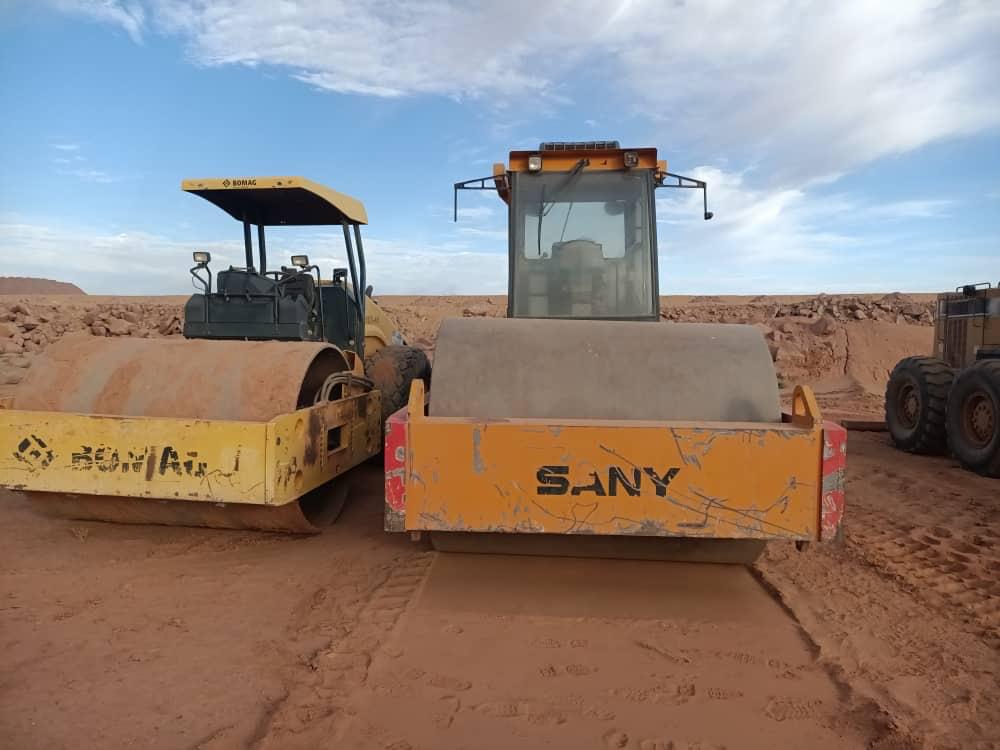 Duo compacteurs BOMAG + SANY